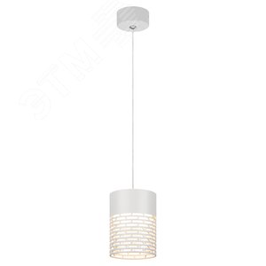 Светильник подвесной (подвес) PL29 WH цоколь GX53 потолочный цилиндр белый - фото 2