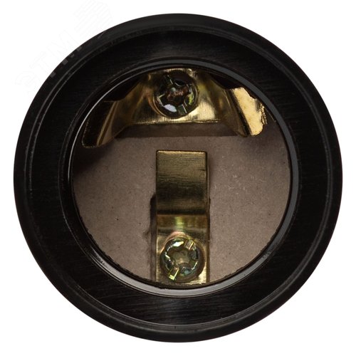 Патрон Е27 подвесной бакелит черный - фото 4