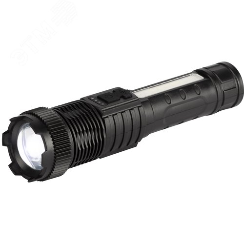 Фонарь светодиодный UA-402 универсальный аккумуляторный 5 Вт LED + 5 Вт COB Zoom 6 режимов маячок клипса USB type C - фото 2