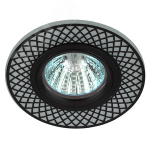 Светильник точечный декоративный cо светодиодной подсветкой MR16, белый/черный DK LD42 WH/BK Б0037381 ЭРА - 3