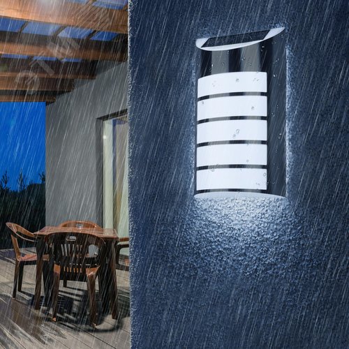 Подсветка фасадная Сталь, на солнечной батарее, 5LED, 17lm ERAFS024-40 - фото 4