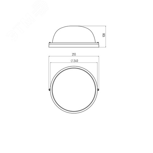 Светильник под лампу с цоколем Е27 8/96 НБП 03-100-001 - фото 11
