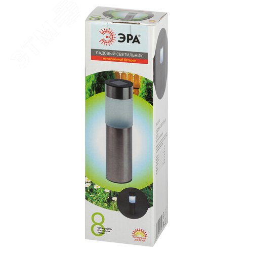 Светильник уличный ERASF22-50 на солнечной батарее садовый Соло 1LED - фото 5