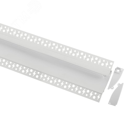 Комплект с анодированным профилем под штукатурку 9818 98х18,8мм 2,5м - фото 2