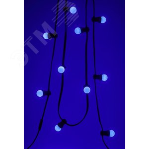 Лампа светодиодная для Белт-Лайт диод. шар син., 4SMD, 1W, E27 ERABL45-E27 LED Р45-1W-E27 Б0049573 ЭРА - 5