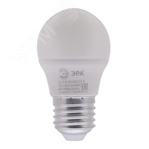 Лампа светодиодная LED 8 Вт 640Лм 4000К шар нейтральный E27 220-240В LED P45-8W-840-E27 Red Line - фото 3