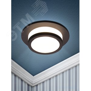 Светильник встраиваемый алюминиевый KL89 BK MR16/GU5.3 черный - фото 2