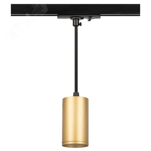 Светильник трековый однофазный TR45 - GU10 S MG подвесной 52х100 мм под лампу MR16 золото - фото 2