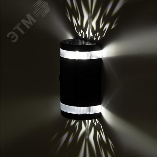 Светильник уличный ERAFS012-11 на солнечной батарее настенный Кружево 2 LED 9х16х15 см - фото 6