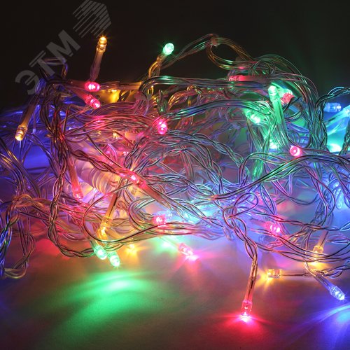 Гирлянда LED Бахрома 2 мx1м мультиколор, 24V, IP44 80/960 ENOB-2M - фото 2