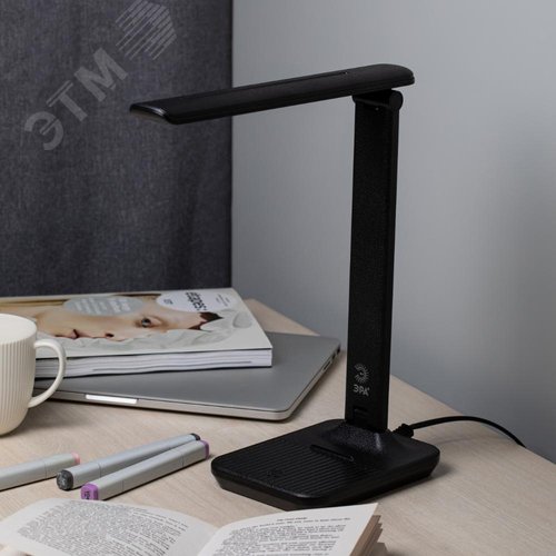 Светильник настольный NLED-500-10W-BK светодиодный черный - фото 13