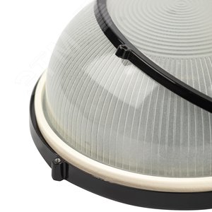 Светильник НБП 03-60-001 Акватермо алюминий/стекло IP54 E27 max 60Вт D176 круг черный - фото 6