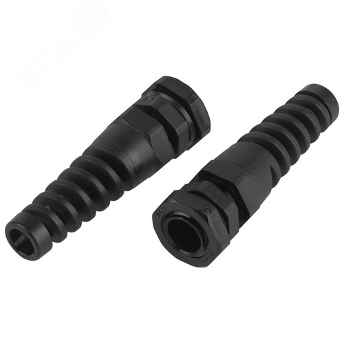 Изображение товара Ввод кабельный сальник NO-224-250 с гибким отводом PGR 9 (d отв.16.2 мм / d провод.4-8 мм) IP54 (упаковка 10 штук) (уп)