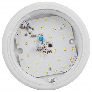 Светильник ЖКХ светодиодный SPB-301-2-4K-15 IP40 15Вт 1200Лм 4000К с акустическим датчиком круг накладной Б0055044 ЭРА - 5