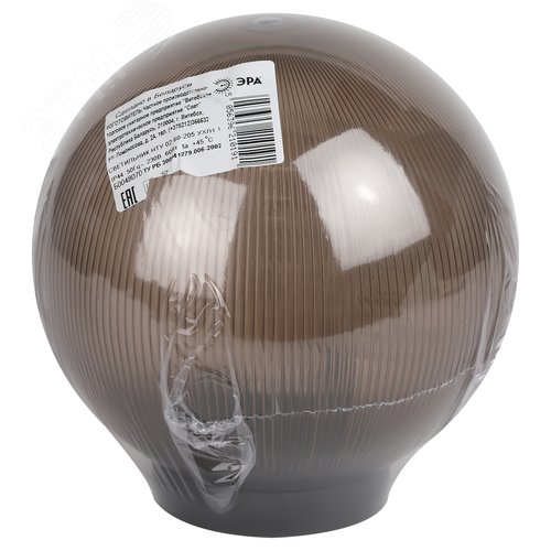 Светильник на опору/кронштейн НТУ 02-60-205 шар дымчатый призма IP44 Е27 max60Вт d200mm - фото 13