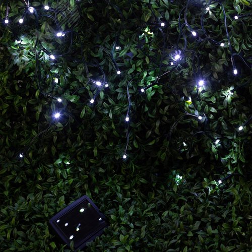 Гирлянда садовая ERASF22-29 Бахрома на солнечной батарее холодный свет 3.8х0.5 м - фото 8
