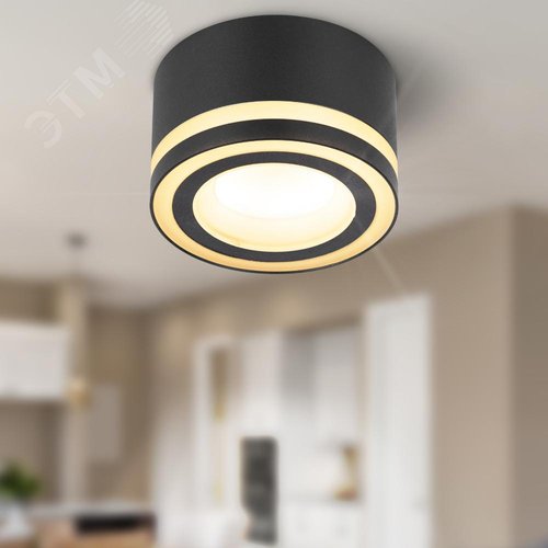 Светильник встраиваемый под лампу GX53 DK113 BK черный - фото 8