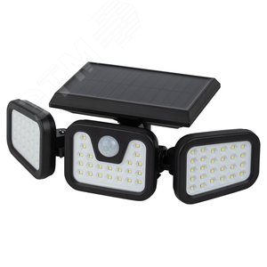 Светильник уличный ERAFS012-05 на солнечной батарее настенный с датчиком движения - фото 1