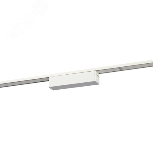 Светильник светодиодный трековый с заливающим светом для тонкой магнитной системы 6Вт 4000К белый TRM-S5-1-6W4K-WH - фото 1