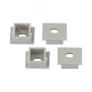 Набор заглушек для профиля CAB261, 4 сквозные (500/24000) - фото 1