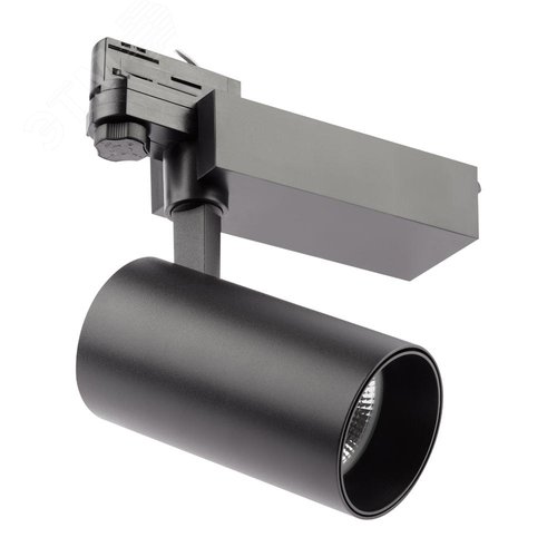 Светильник трековый трёхфазный SТR-30-36-40K-B30 узкий луч 4000K черный - фото 3