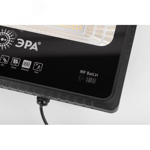 Прожектор светодиодный уличный на солнечных батареях 150W, 1500 Лм, 5000K, с датчиком движения, ПДУ, IP65 - фото 9