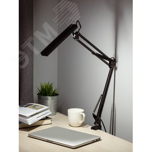 Светильник настольный NLED-507-8W-BK светодиодный на струбцине чёрный - фото 7