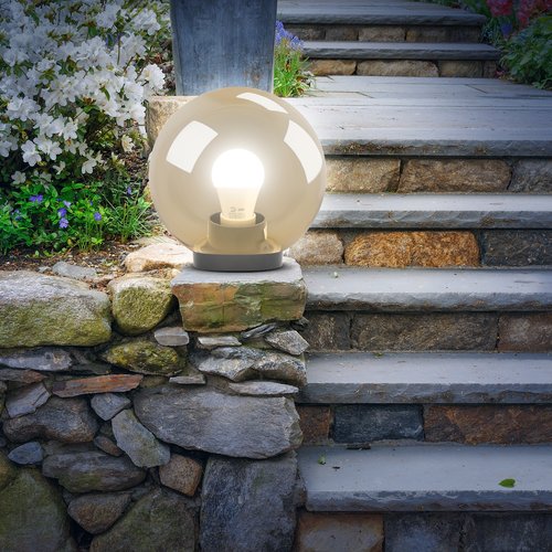 Светильник на опору/кронштейн НТУ 01-100-3033 шар золотистый IP44 Е27 max100Вт d300mm - фото 7