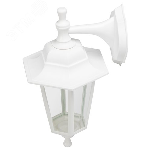 Светильник настенный НБУ 06-60-001 шестигранный белый IP44 Е27 max60Вт - фото 4