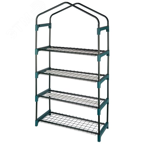 Теплица GREEN APPLE GA-House-4 со светильниками в комплекте 4 яруса 1250х690х300 мм - фото 3