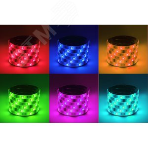Лента светодиодная 7,2Вт/м 12В RGB IP65 30LED/м LS5050-7,2-30-12-RGB-IP65-1 year-5m - фото 2