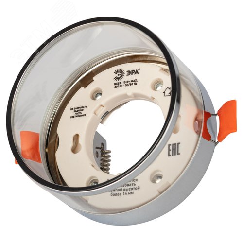 Светильник встраиваемый под лампу GX53 KL82 CH хром - фото 4