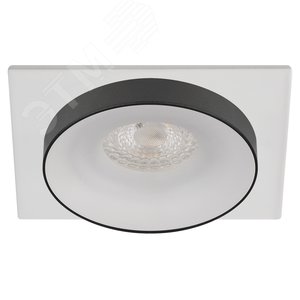 Светильник встраиваемый декоративный DK96 WH MR16 GU5.3 белый - фото 1