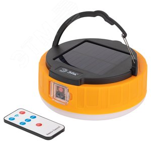 Изображение товара Фонарь кемпинговый светодиодный KA-701 Персей аккумуляторный, на солнечной батарее + пульт (шт)