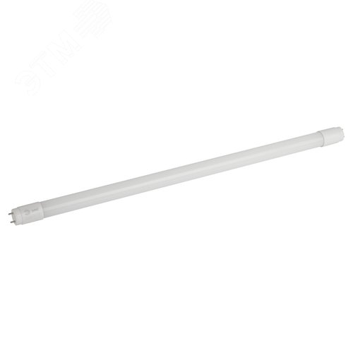 Лампа светодиодная LED 10 Вт 910Лм 4000К трубка, стекло нейтральный G13, поворотный 170-265В LED T8-10W-840-G13-600mm Standart - фото 2