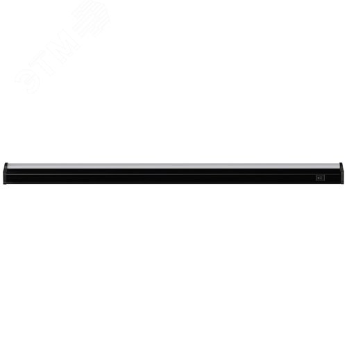 Светильник линейный светодиодный ДПО с выключателем черный L 574 мм LLED-01-08W-4000-B 8Вт 4000K - фото 2