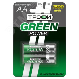 Изображение товара Батарейка HR6-2BL 1500mAh (20/240/17280) (шт)