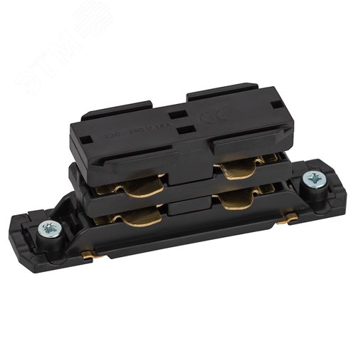 Коннектор для трехфазного шинопровода STR-30-B-CN-I типа I прямой внутренний черный - фото 2