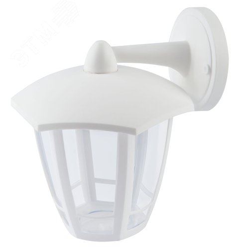 Светильник садово-парковый НБУ 07-40-004 Дели 3 белый 6 гранный настенный IP44 Е27 max60 Вт - фото 2