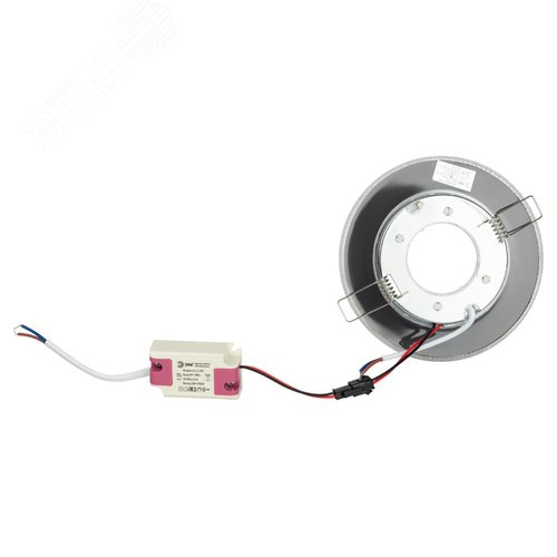 Светильник встраиваемый со светодиодной подсветкой DK LD53 WH GX53 белый - фото 5