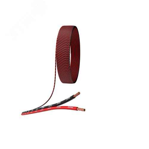 Изображение товара Акустический кабель 2х0,75 мм2 красно-черный 100м A-75-RB (м)