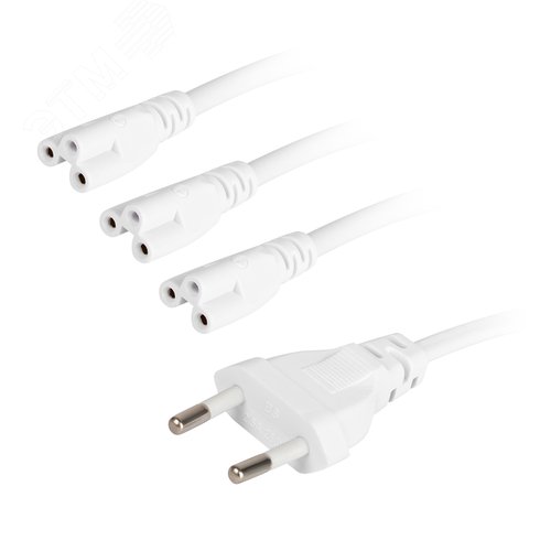 Разветвитель сетевой для линейных светильников ДБО на 3 точки с таймером 4, 8, 12H 3х IEC C7 3pin 2m+ timer - фото 5