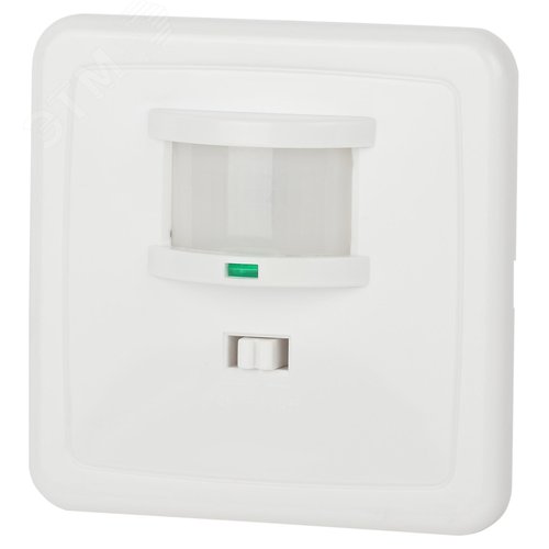 Датчик движения белый максимальная нагрузка 500Вт угол обзора 140 градусов дальность 12м монитор MD 020 - фото 2