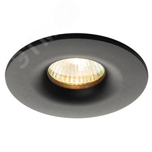 Светильник встраиваемый алюминиевый KL105 BK MR16 GU5.3 черный - фото 1