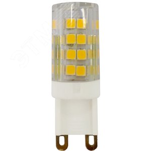 Лампа светодиодная LED JCD-3,5W-CER-827-G9 (диод, капсула, 3,5Вт, тепл, G9) (100/1000/30000)
