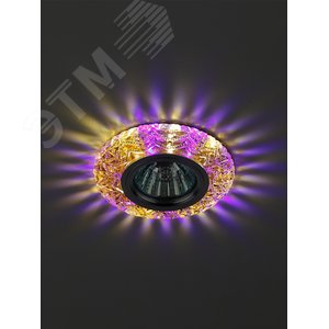 Светильник точечный DK LD4 TEA/WH+PU декор cо светодиодной подсветкой (белый+фиолетовый), чай Б0019208 ЭРА - 4