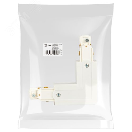 Коннектор для трехфазного шинопровода STR-30-W-CN-LE типа LE угловой наружный белый - фото 6