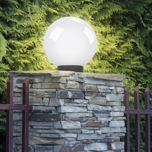 Светильник на опору/кронштейн НТУ 01-60-201 шар белый IP44 Е27 max60Вт d200mm - фото 4