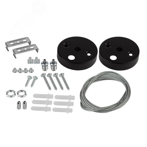 Светильник линейный светодиодный 24Вт 6500K 2400лм 50х1180х55 черный подвесной SML-20-WB-65K-B24 - фото 8