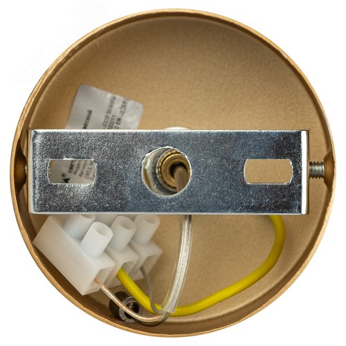 Светильник подвесной (подвес) PL21 GD GX53 потолочный шар золотой - фото 7